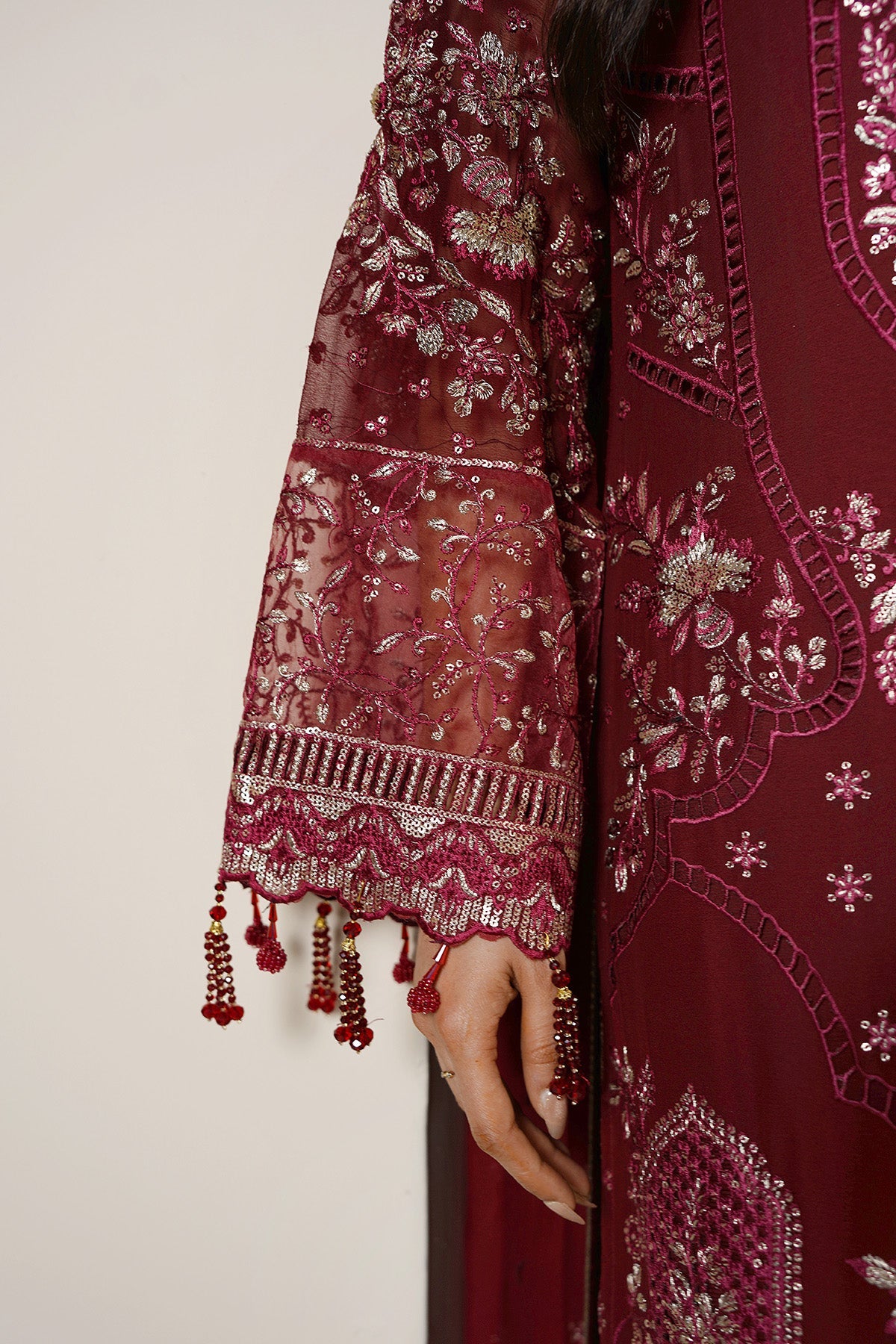Maryams | Aarzu Formals | A-12001 - Formal Dress - available at Maria Faisal in UK and USA.