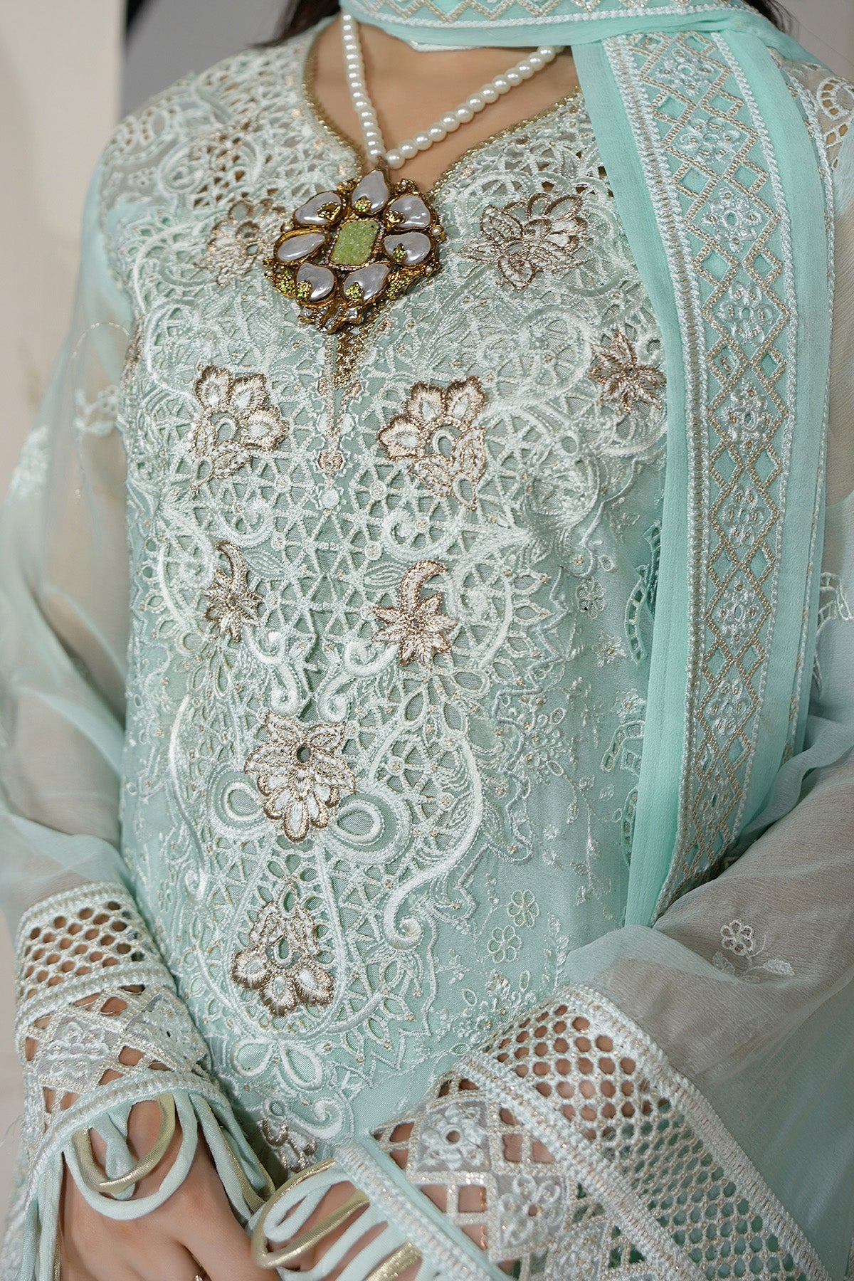 Maryams | Aarzu Formals | A-12002 - Formal Dress - available at Maria Faisal in UK and USA.
