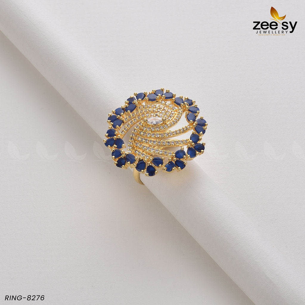 Rhinestone Ring-8276 - Rings 