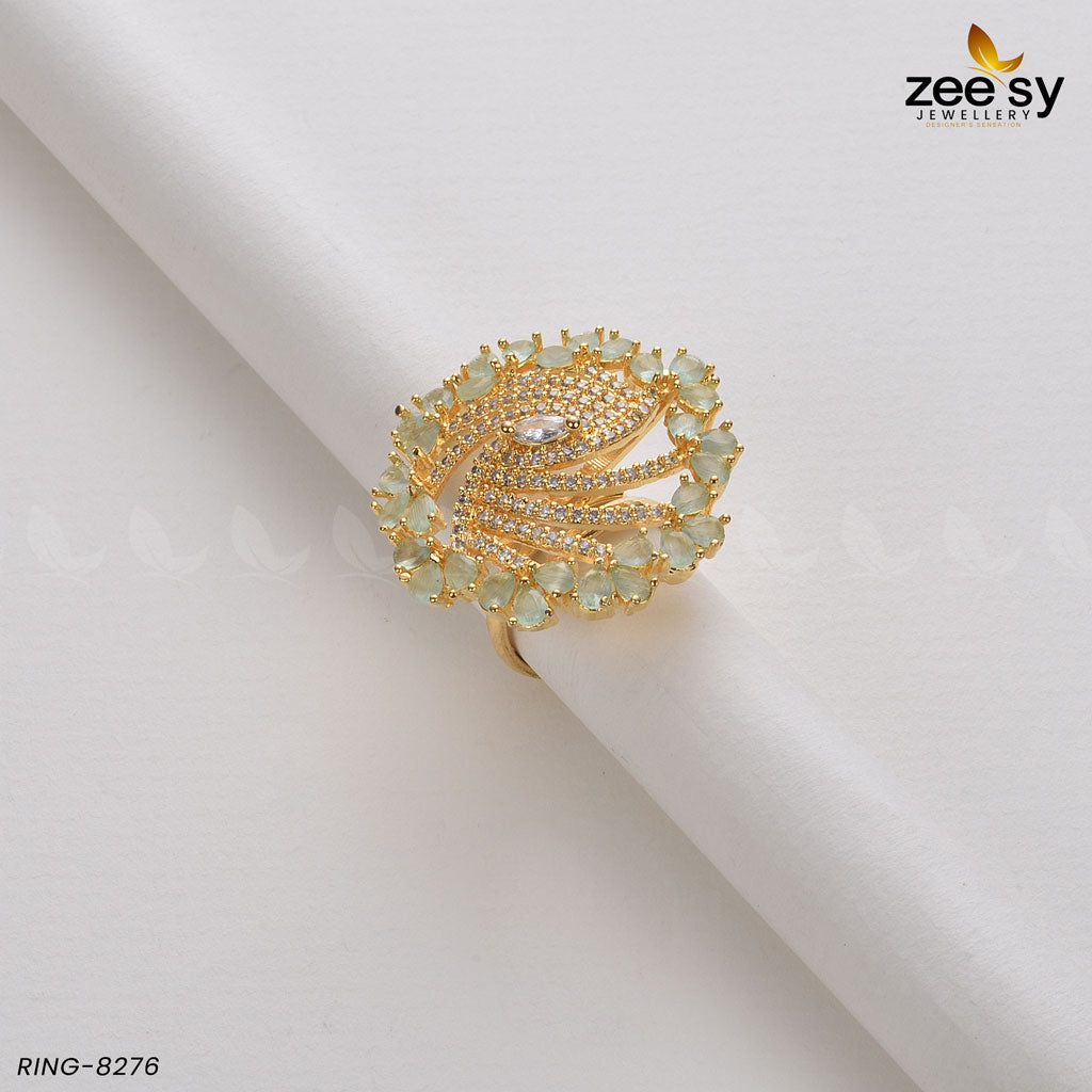Rhinestone Ring-8276 - Rings 