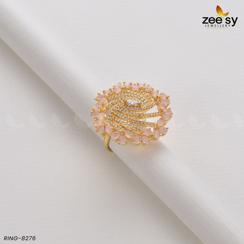 Rhinestone Ring-8276 - Rings 