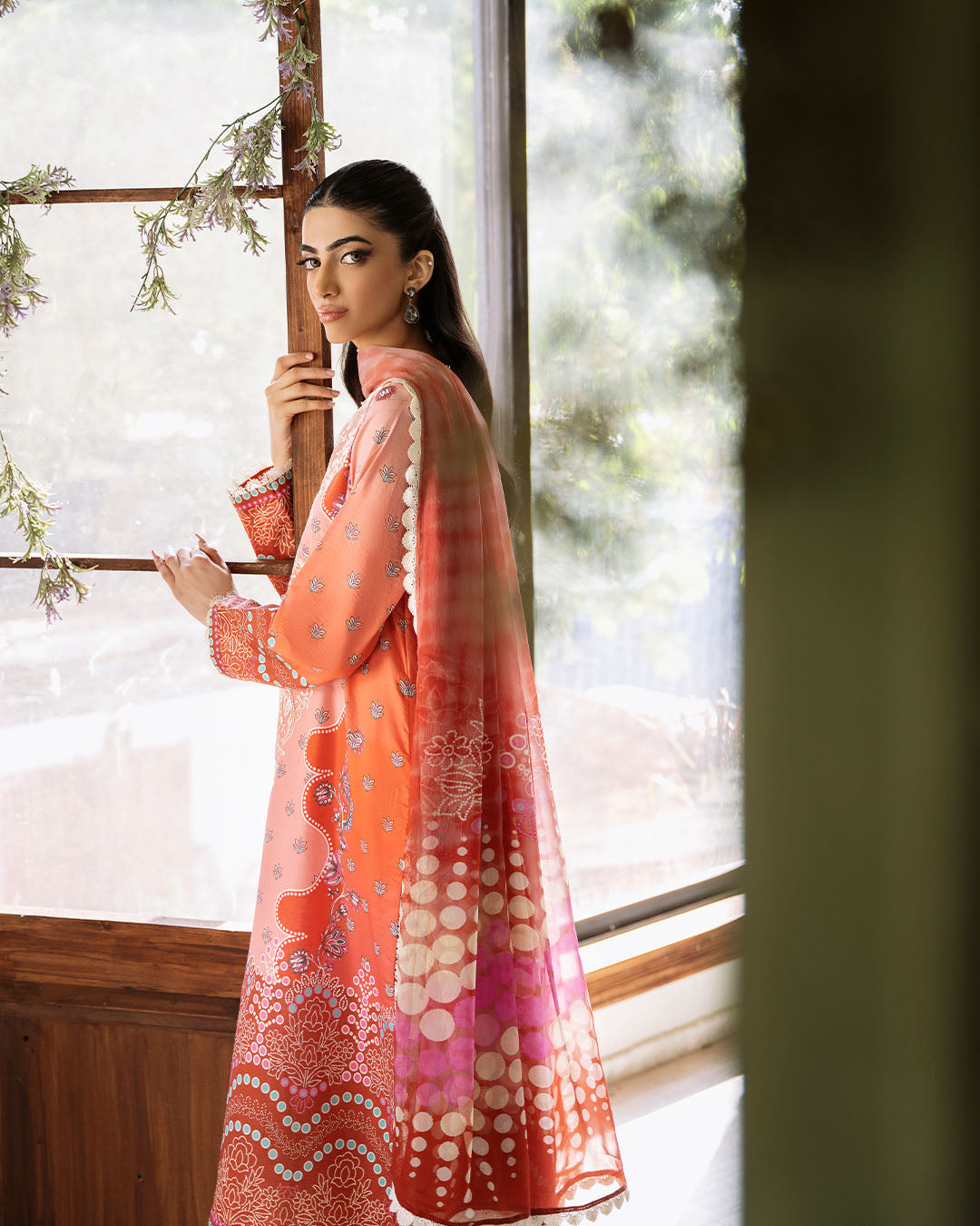 Roheenaz | Flora Printed Lawn | Serenade - Luxury 