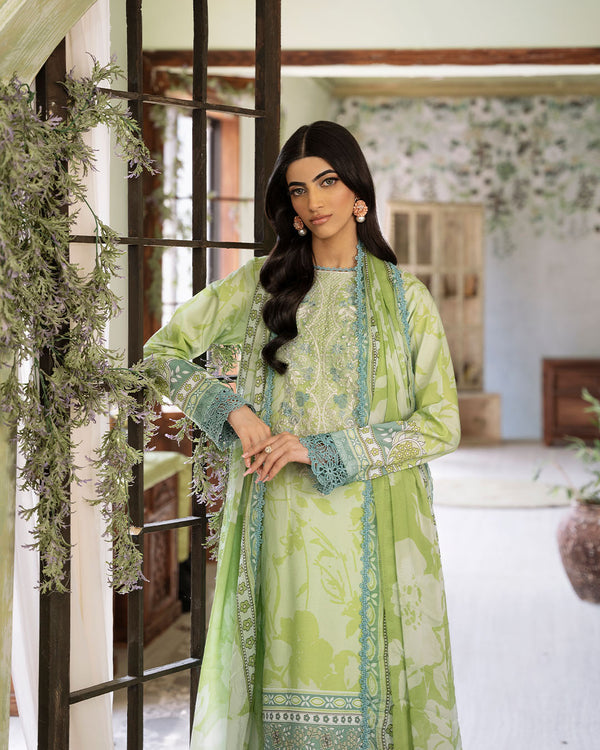 Roheenaz | Flora Printed Lawn | Euphoria - Ladies Clothes 