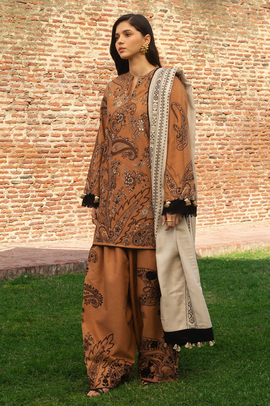 Zara Shahjahan | Winter 24 |  ROYA-D6 - Designer Dress with Intricate embroidery and embellishments. Shop elegent wedding dress at Maria Faisal.