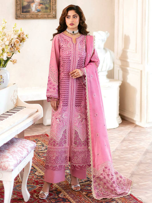 Mahnur | Sophie Luxury Lawn 25 | Raha by Maria Faisal - Registered Vendor of : Mahnur - type : Ladies Clothes - 100% original wedding dresses
