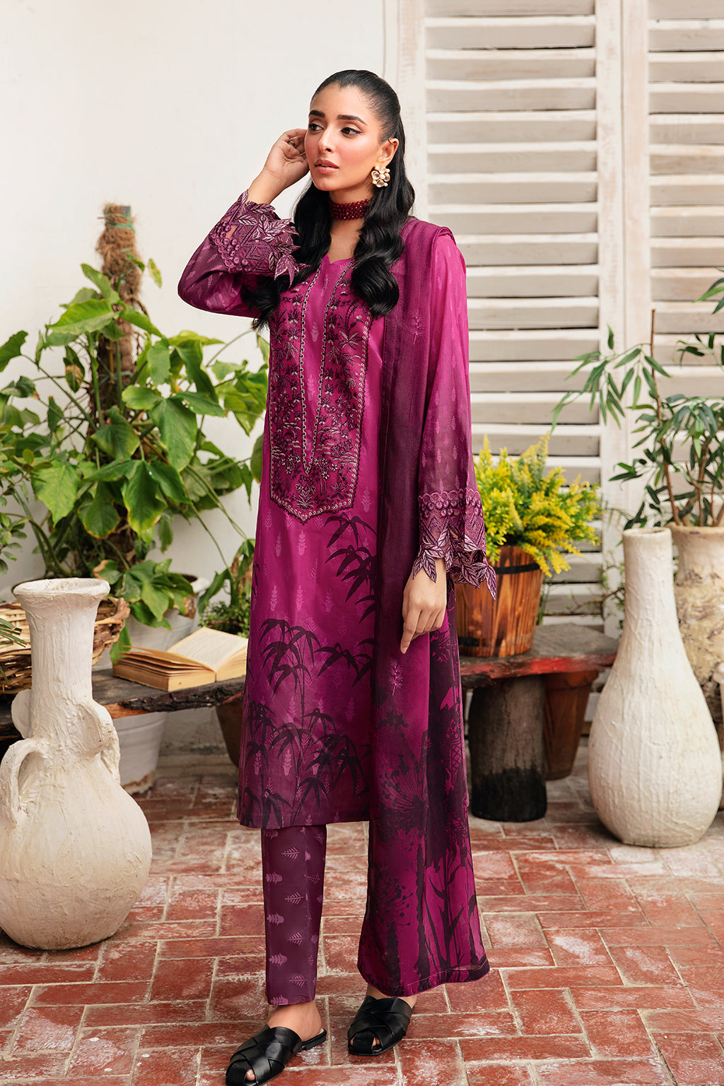 Ramsha | Rangrez Lawn Collection | N-408 - Ladies Clothes - Maria Faisal