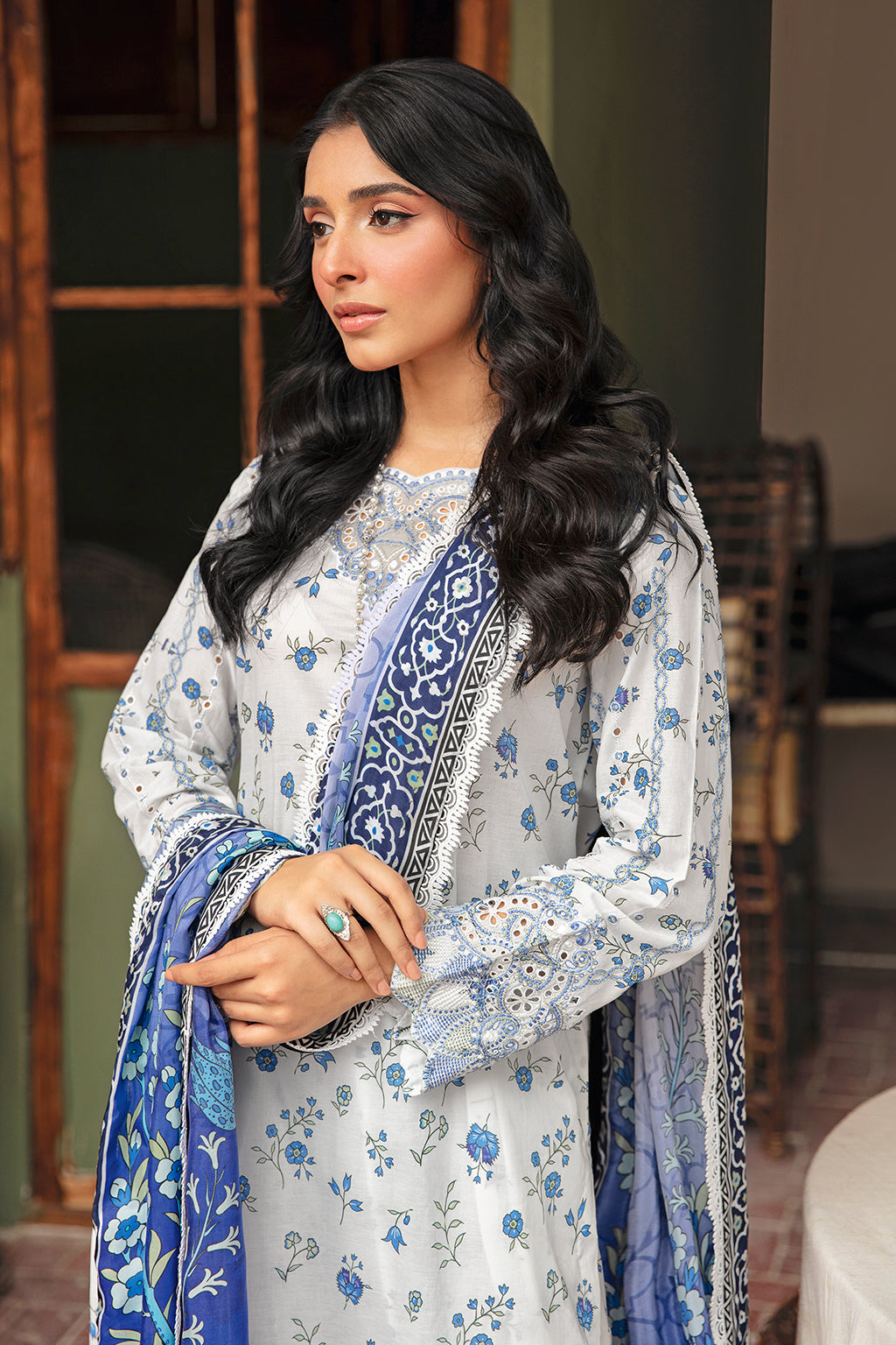 Ramsha | Rangrez Lawn Collection | N-403 - Ladies Clothes - Maria Faisal