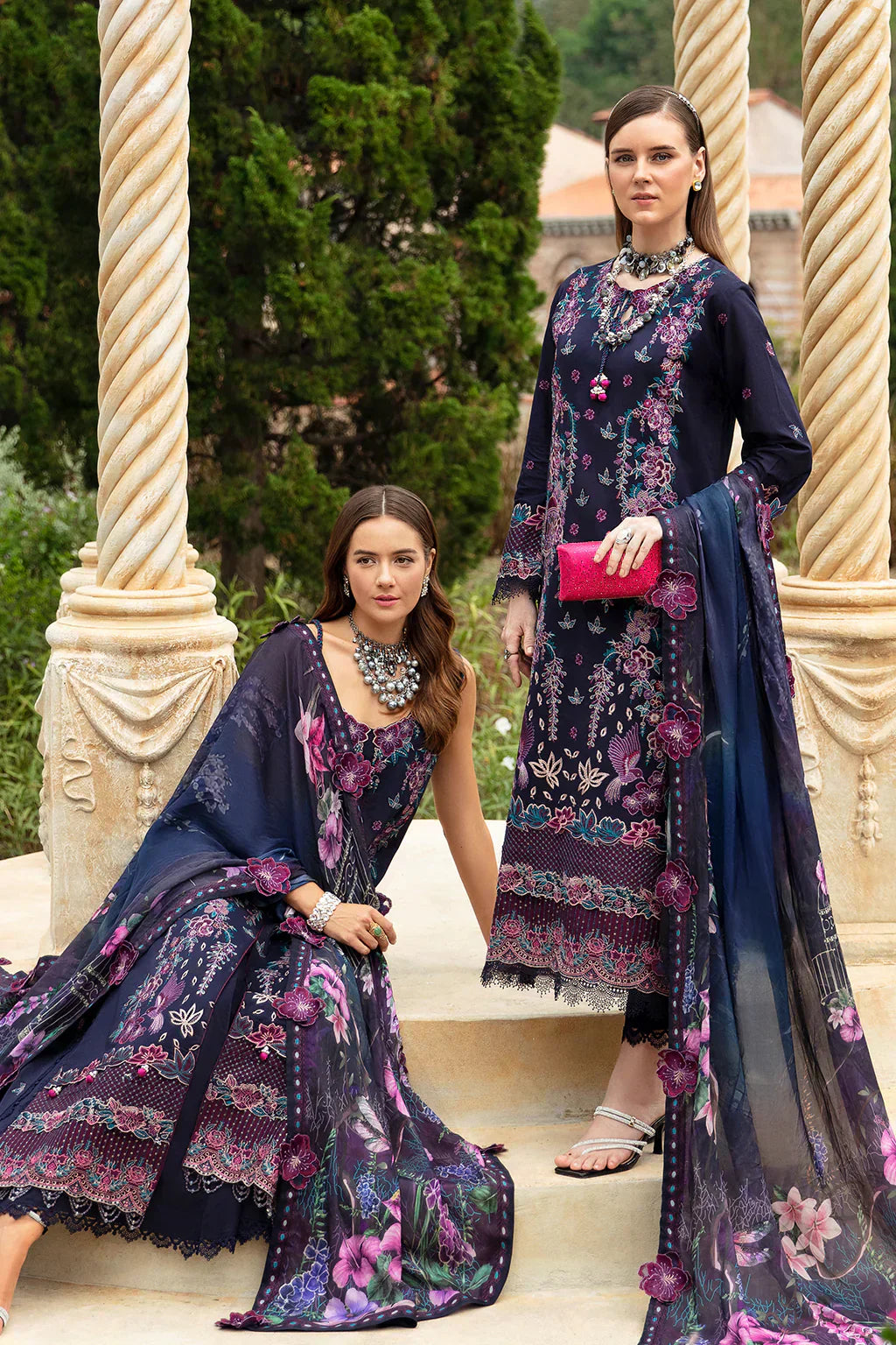 Ramsha | Andaz Collection | Deep Blue - Ladies Clothes - Maria Faisal