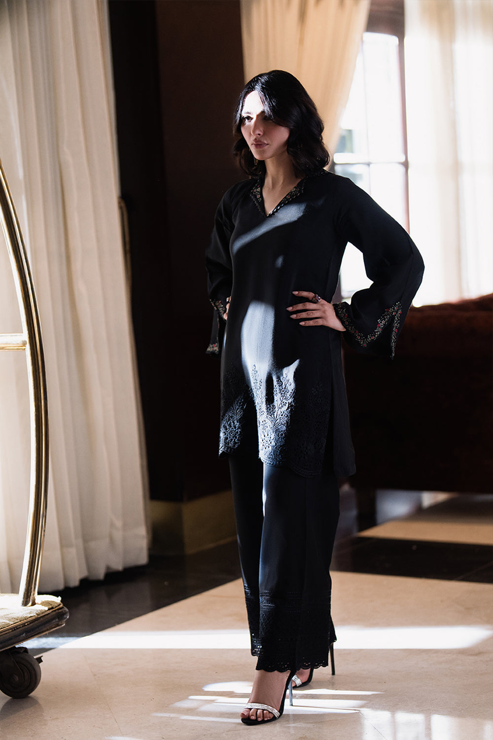 Azure | Diva Formals | Raven Glow - Ladies Clothes - Maria Faisal