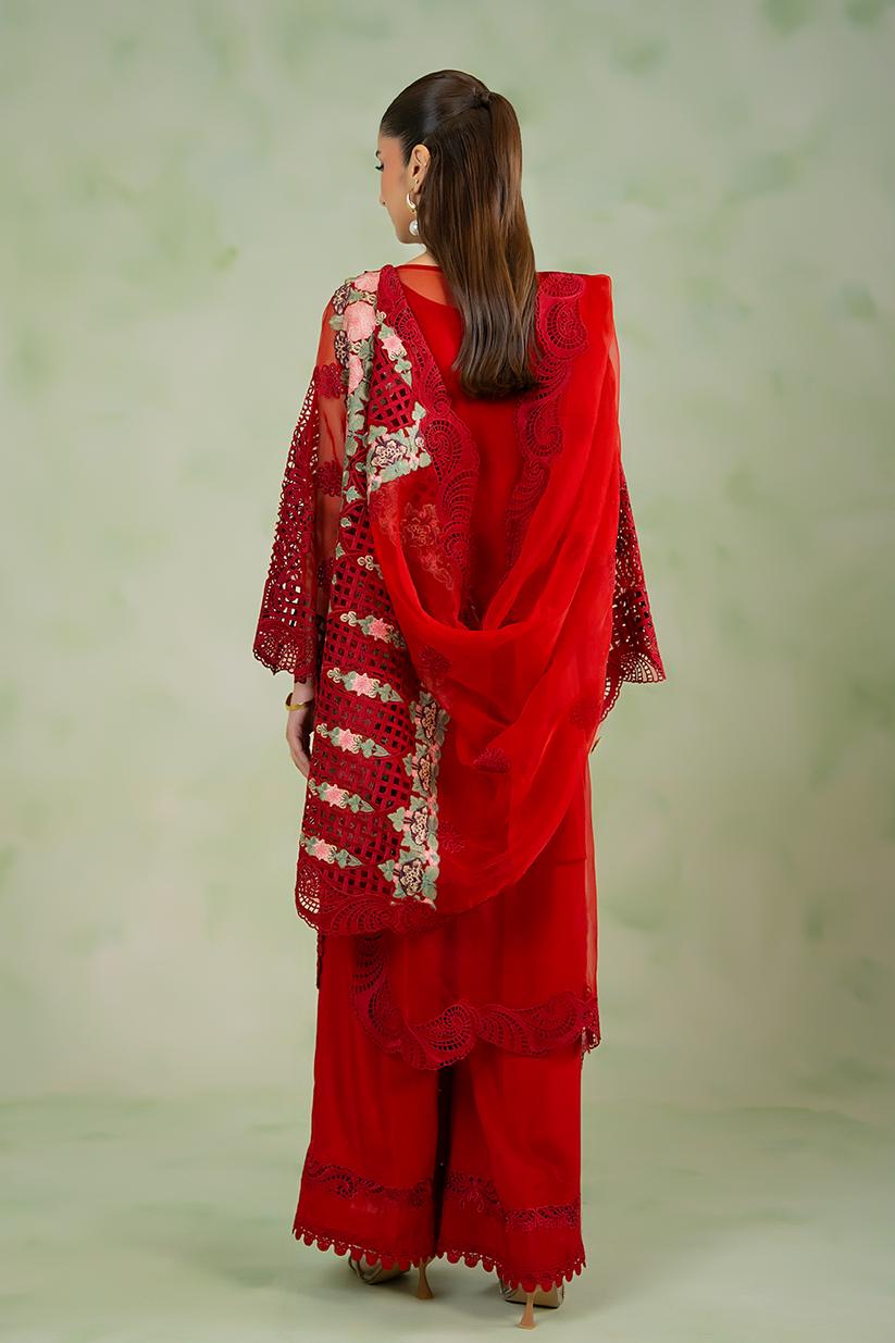 Saad Shaikh | Cutwork 26 | Relle - Luxury Dress - available at Maria Faisal in UK and USA.