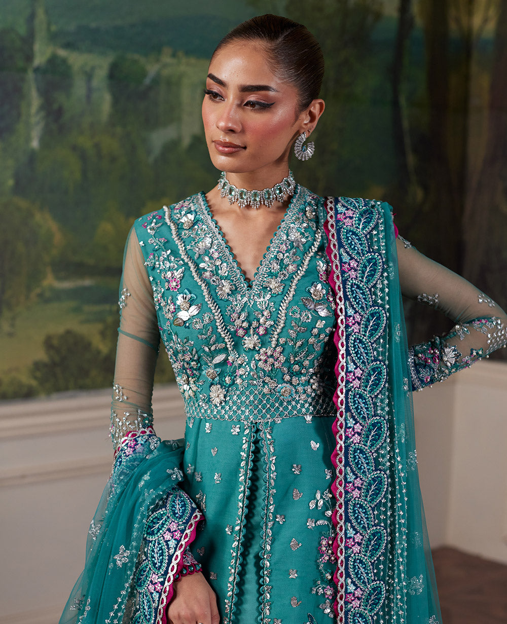 Republic Womenswear | Pieno De Verde Wedding 24 | RWU-24-D6 (Serra ) - Wedding Dress - Maria Faisal