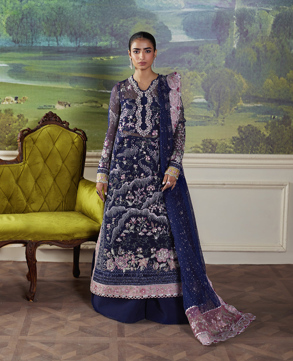 Republic Womenswear | Pieno De Verde Wedding 24 | RWU-24-D7 (Stella ) - Wedding Dress - Maria Faisal