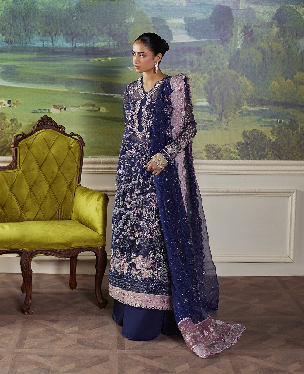 Republic Womenswear | Pieno De Verde Wedding 24 | RWU-24-D7 (Stella ) - Wedding Dress - Maria Faisal