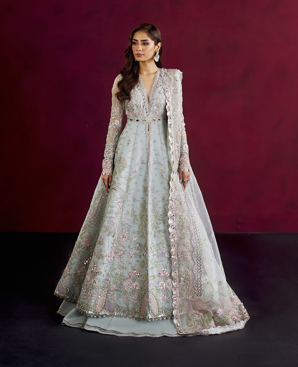 Republic Womenswear | Pieno De Verde Wedding 24 | RWU-24-D8 (Kyla ) - Wedding Dress - Maria Faisal