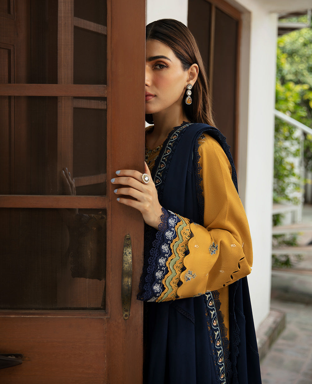 Republic Womenswear | Rosalee Winter 24 |  D5 (Feeha) - Ladies Clothes - Maria Faisal