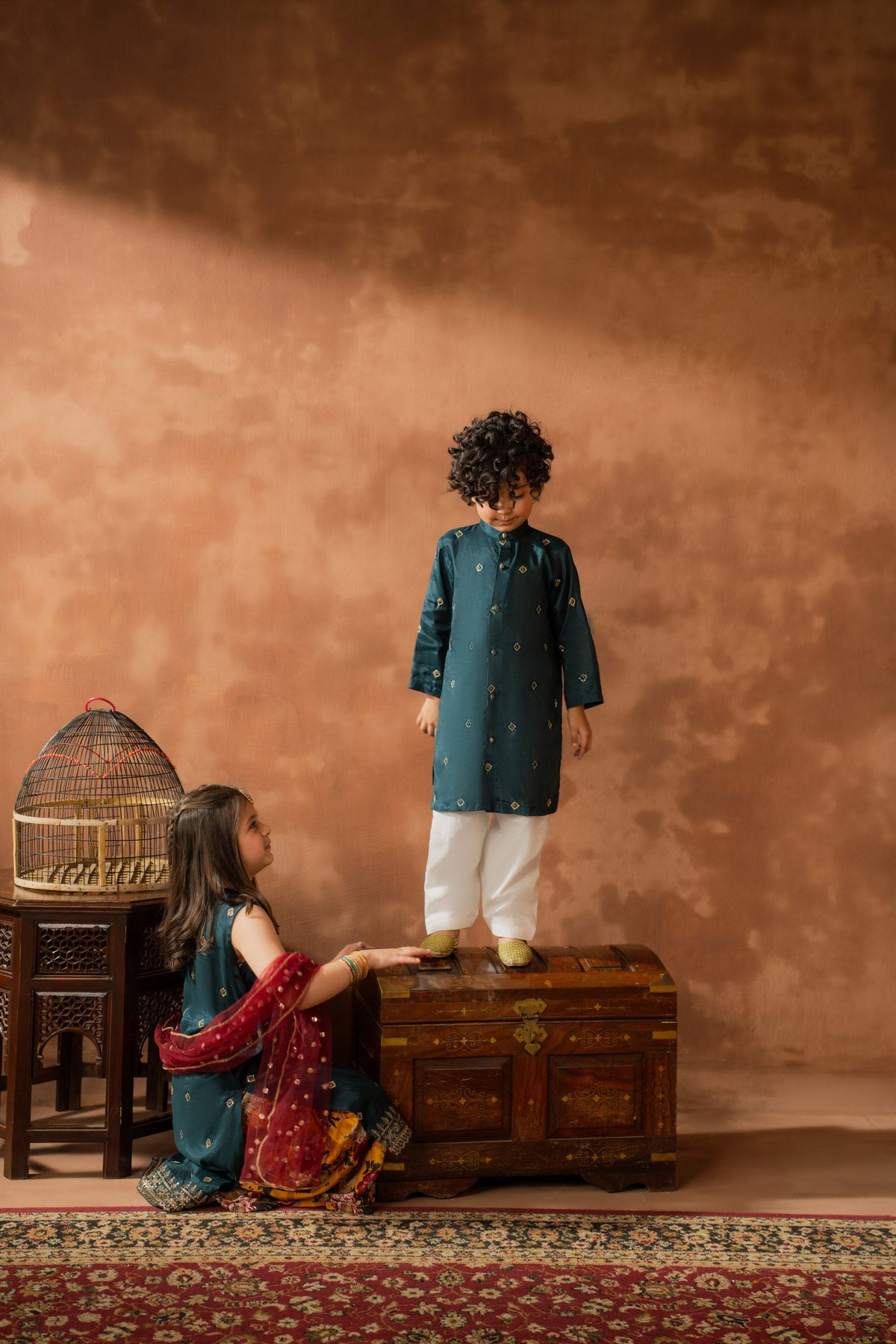 KKB-109 - by Maria Faisal - Registered Vendor of : Kastoor Kids - 100% Original Designer Dress.