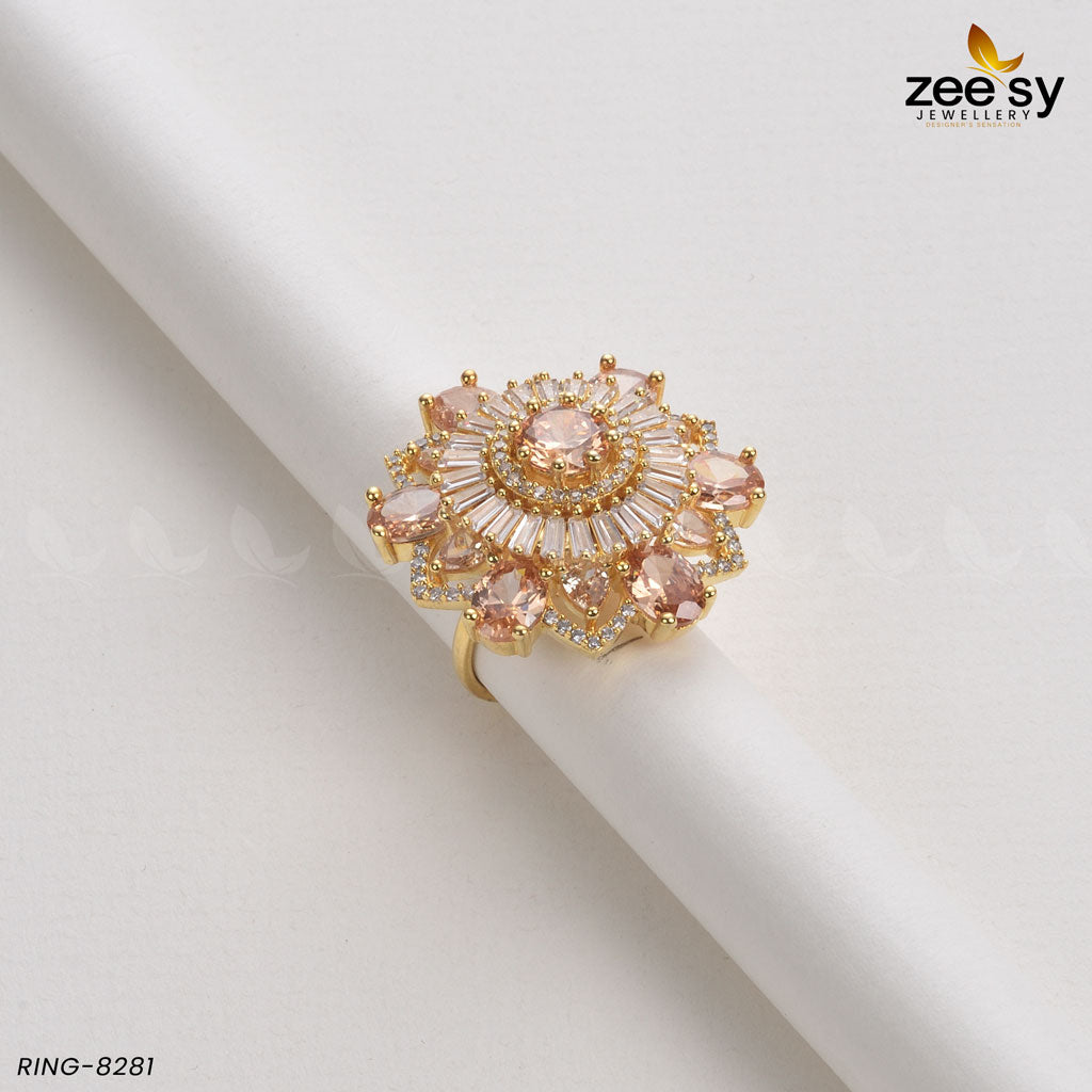 Sunflower Ring-8281 - Rings 