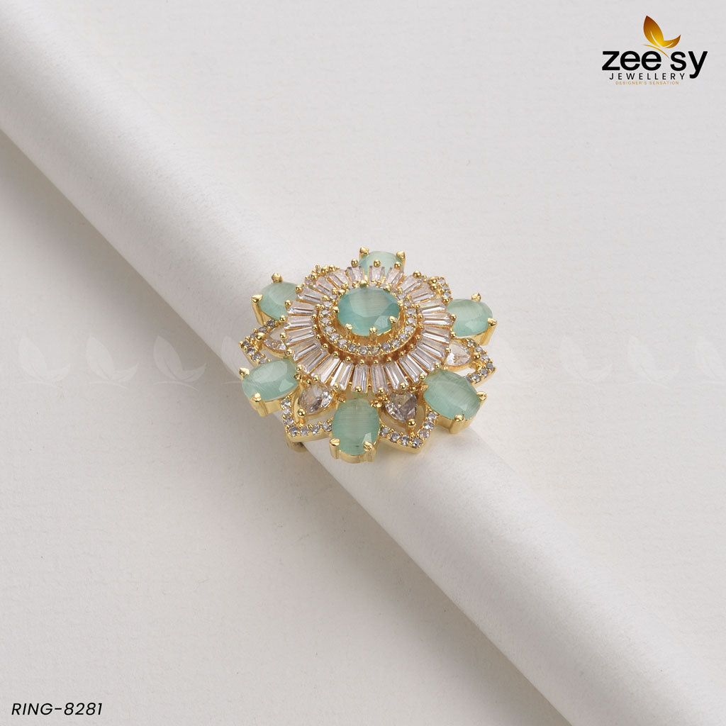 Sunflower Ring-8281 - Rings 