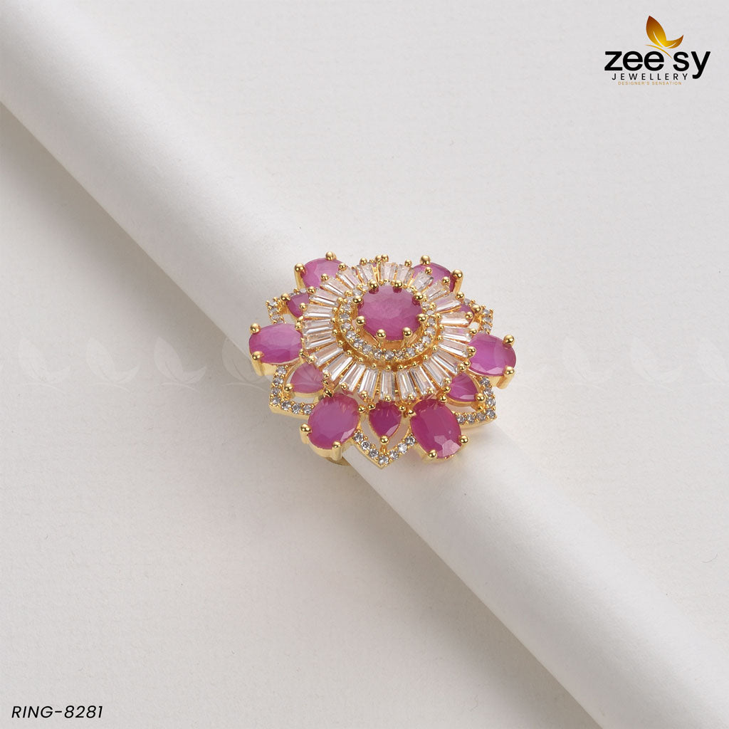 Sunflower Ring-8281 - Rings 