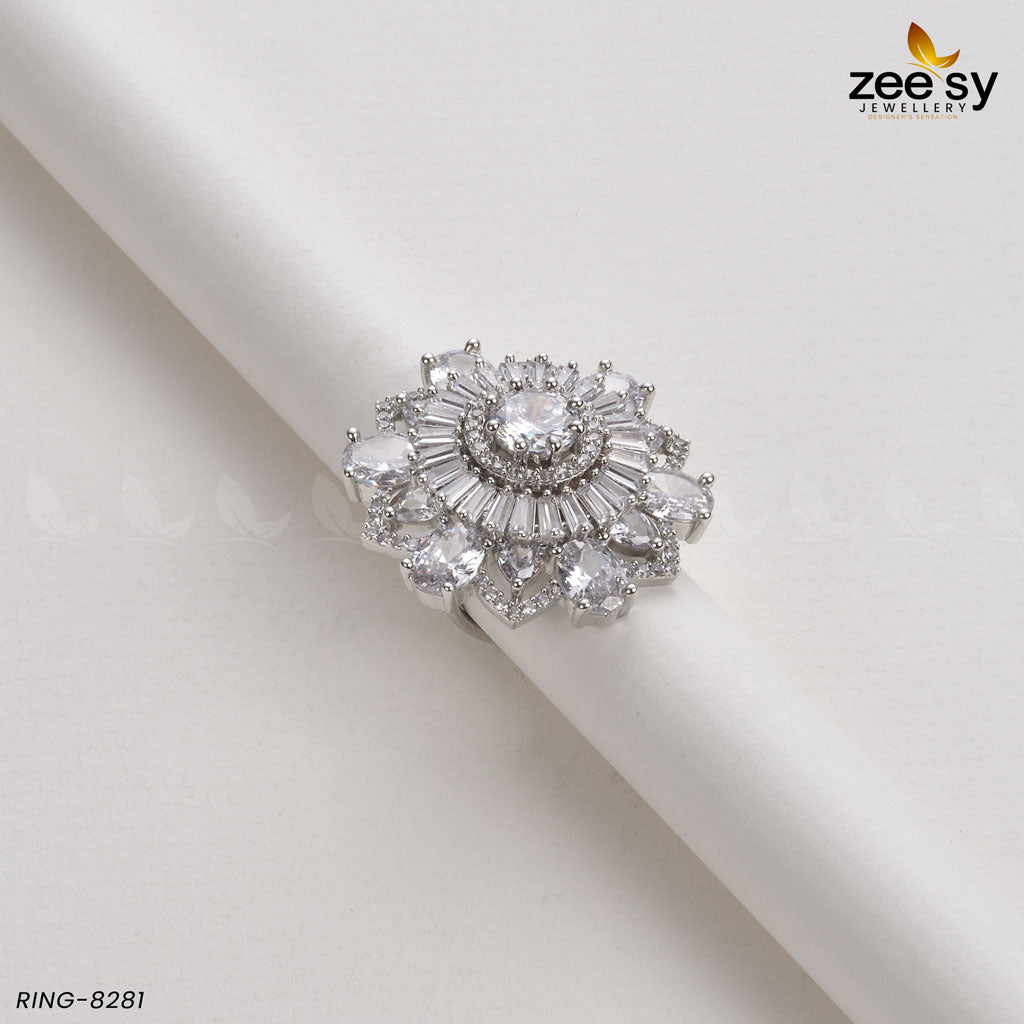 Sunflower Ring-8281 - Rings 