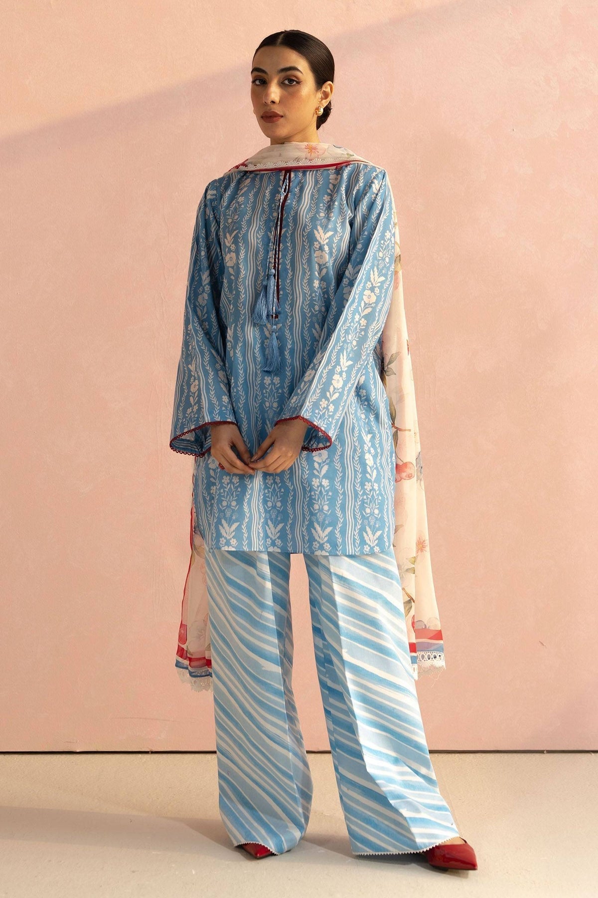 Zara Shahjahan | Coco Prints 25 | Ruby-9B by Maria Faisal - Registered Vendor of : Zara Shahjahan - type : Ladies Clothes - 100% original wedding dresses