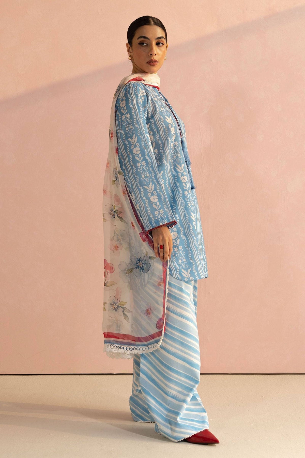 Zara Shahjahan | Coco Prints 25 | Ruby-9B by Maria Faisal - Registered Vendor of : Zara Shahjahan - type : Ladies Clothes - 100% original wedding dresses