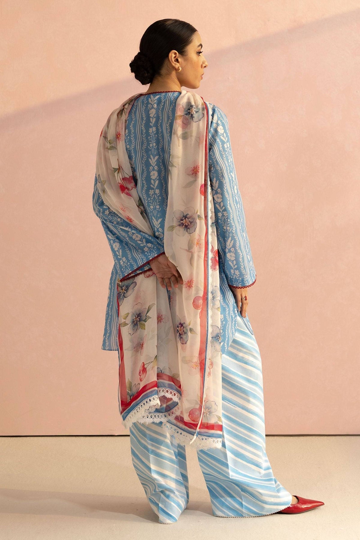Zara Shahjahan | Coco Prints 25 | Ruby-9B by Maria Faisal - Registered Vendor of : Zara Shahjahan - type : Ladies Clothes - 100% original wedding dresses