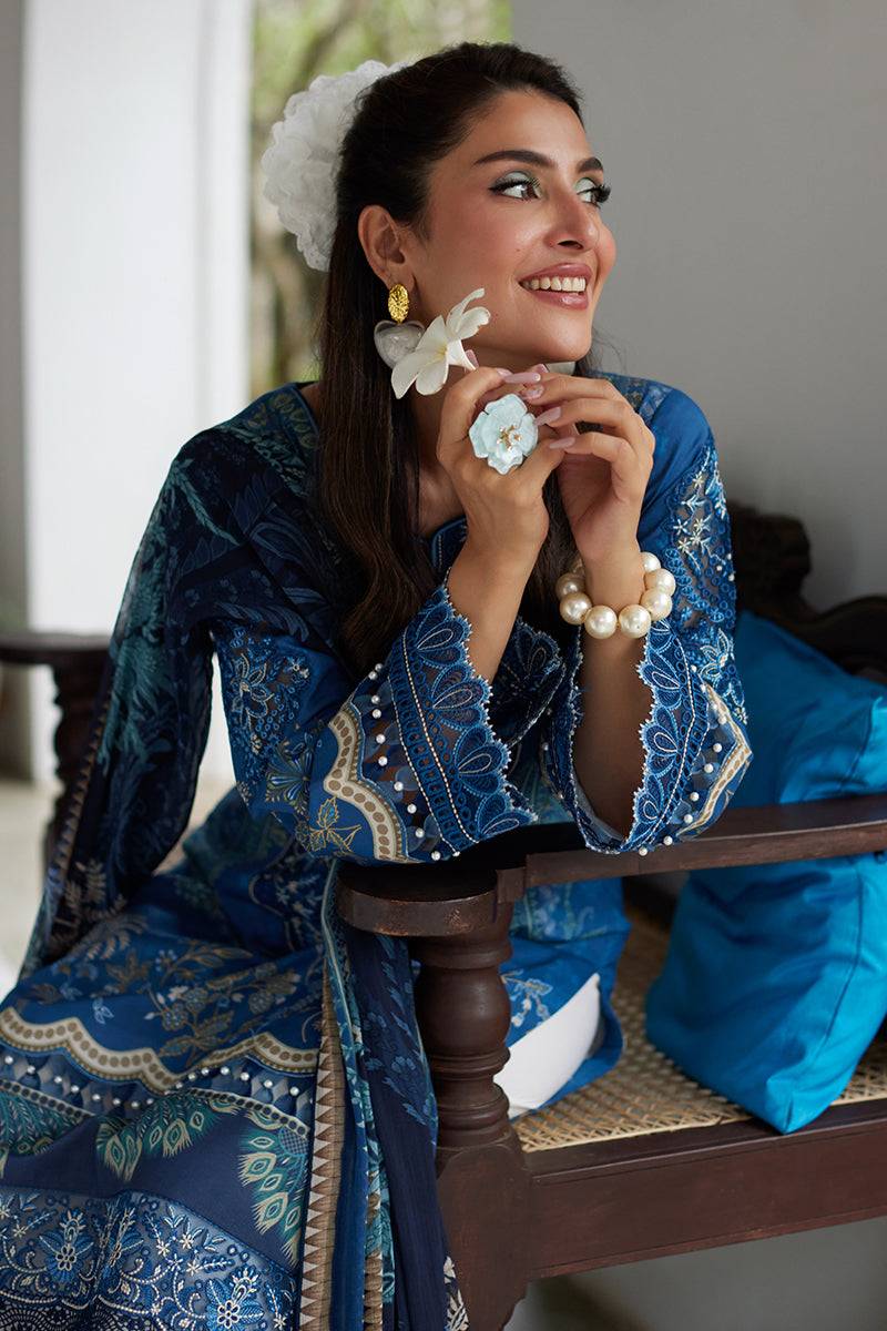 Gulaal | Saffira Lawn 25 | Aadhya by Maria Faisal - Registered Vendor of : Gulaal - type : Ladies Clothes - 100% original wedding dresses