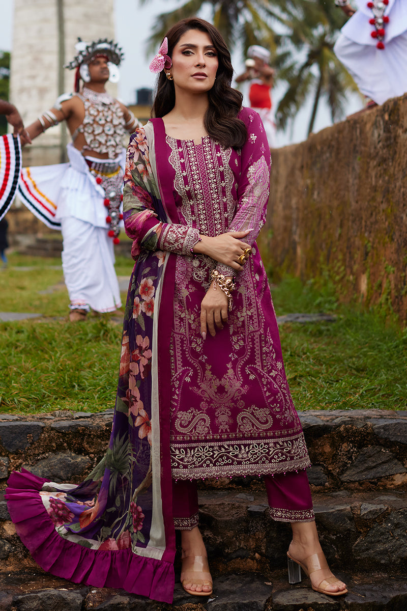 Gulaal | Saffira Lawn 25 | Aria by Maria Faisal - Registered Vendor of : Gulaal - type : Ladies Clothes - 100% original wedding dresses