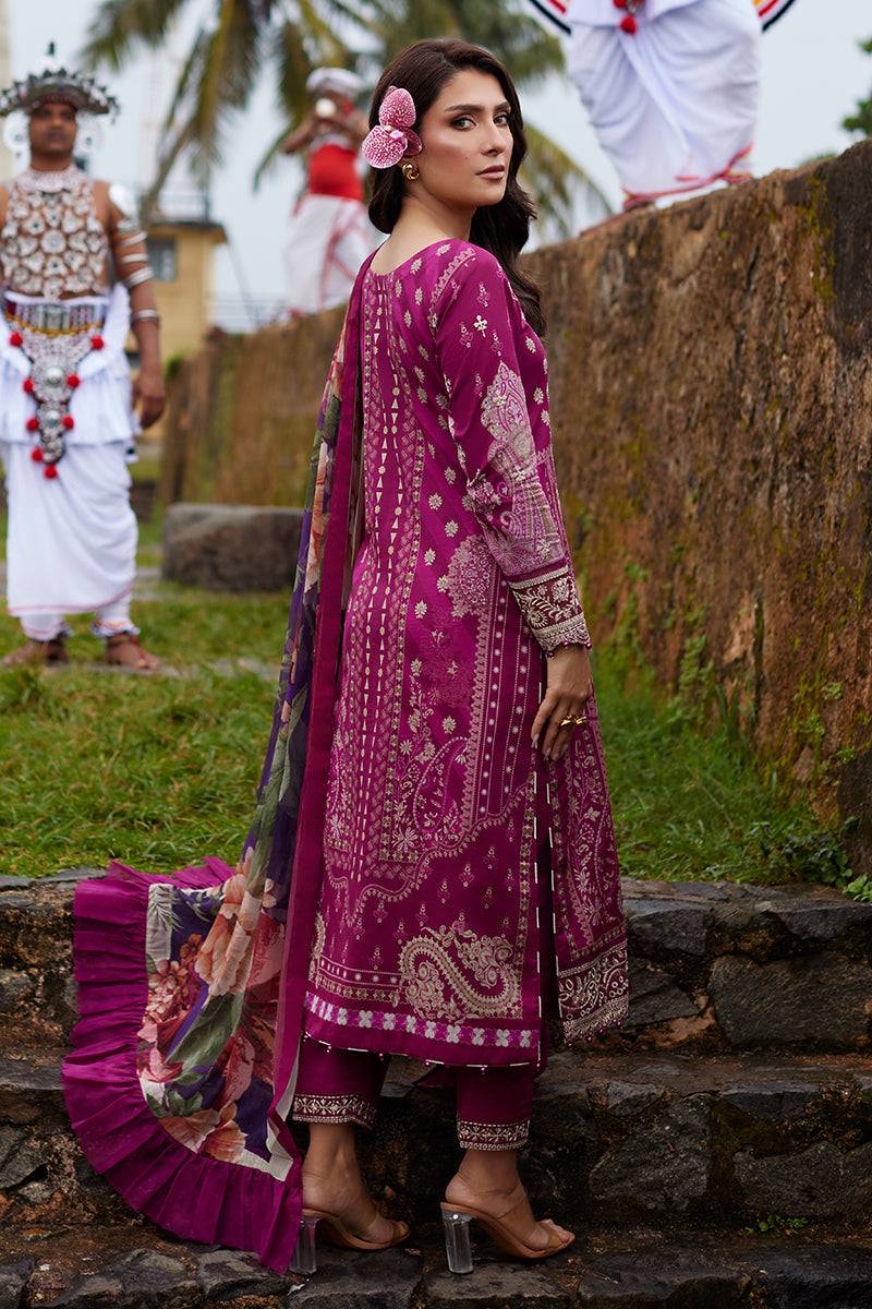 Gulaal | Saffira Lawn 25 | Aria by Maria Faisal - Registered Vendor of : Gulaal - type : Ladies Clothes - 100% original wedding dresses