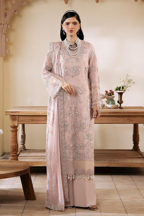 Imrozia Premium | Muse Luxury Chiffon 24 | S-1084 Cristal - Ladies Clothes - Maria Faisal