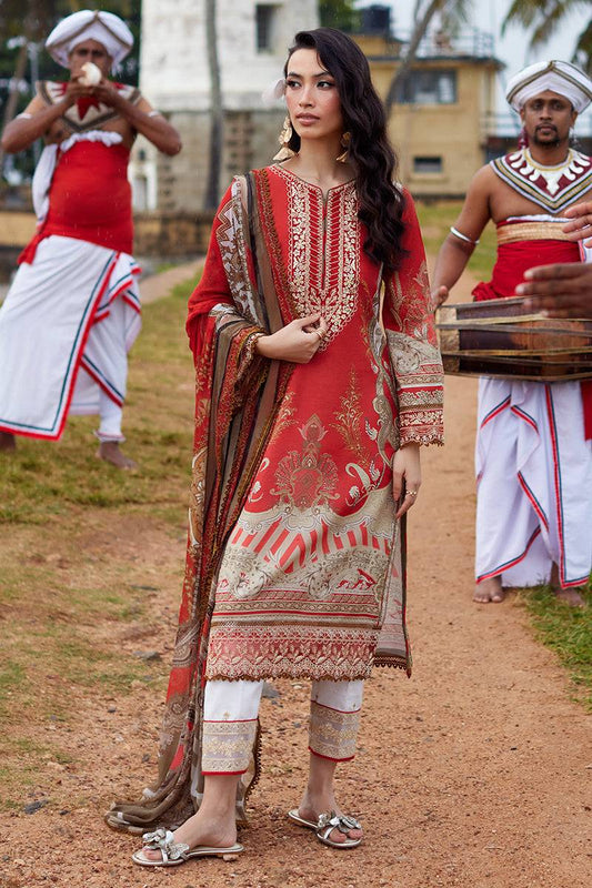 Gulaal | Saffira Lawn 25 | Zhuri by Maria Faisal - Registered Vendor of : Gulaal - type : Ladies Clothes - 100% original wedding dresses