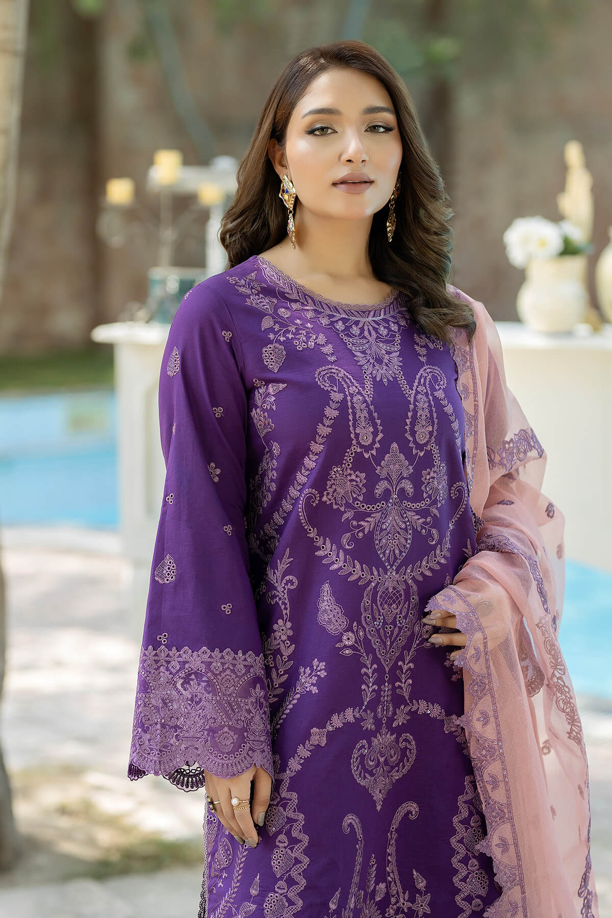 Imrozia Premium | Subah e Roshan | S.L 68 Gulzaar - Designer Dress with Intricate embroidery and embellishments. Shop elegent wedding dress at Maria Faisal.