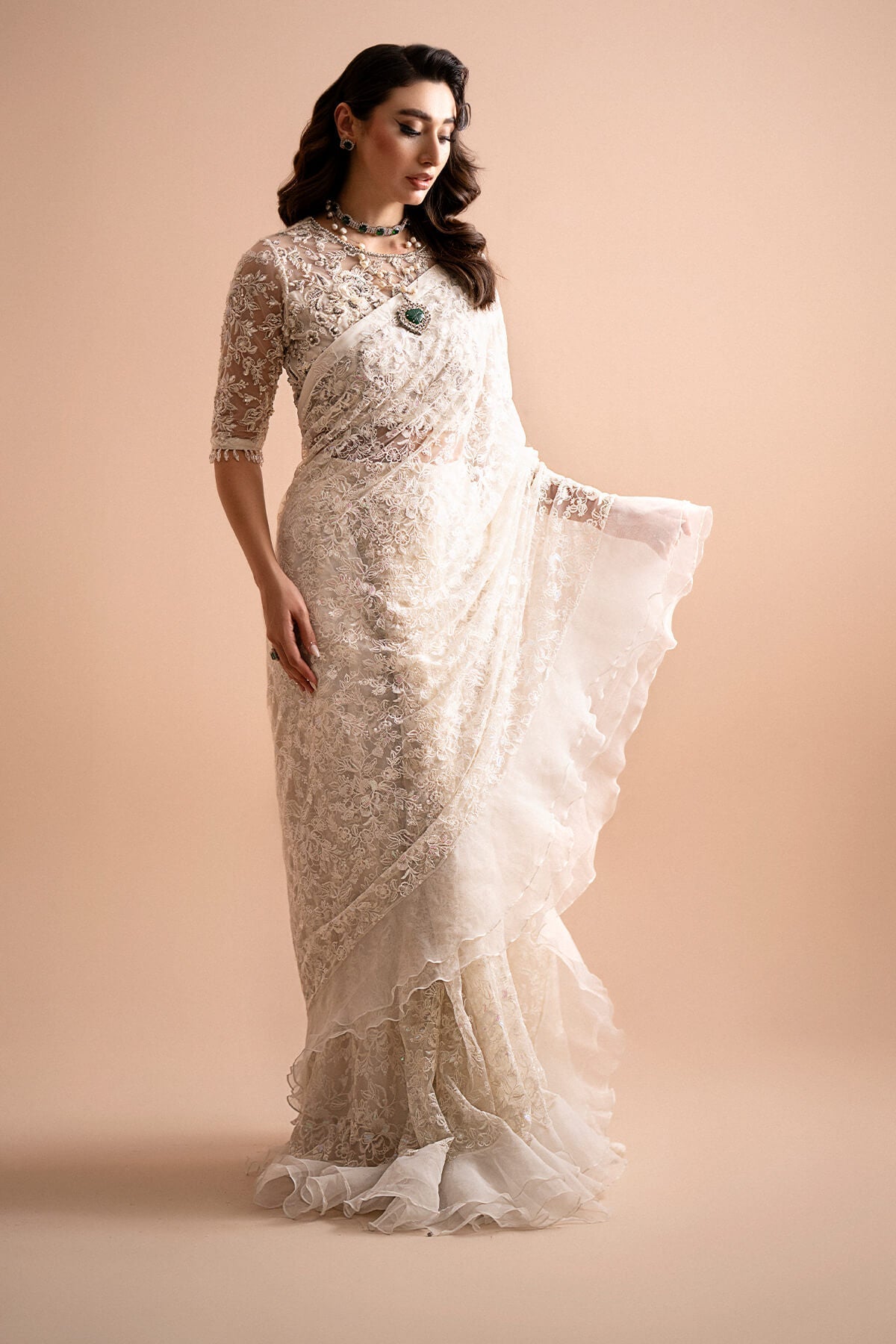 Imrozia Premium | Lumiere Luxury Sarees | 04 Dream - Ladies Clothes - Maria Faisal