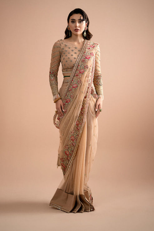 Imrozia Premium | Lumiere Luxury Sarees | 05 Celeste - Ladies Clothes - Maria Faisal