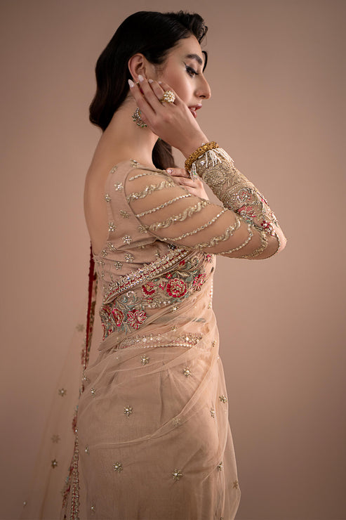 Imrozia Premium | Lumiere Luxury Sarees | 05 Celeste - Ladies Clothes - Maria Faisal