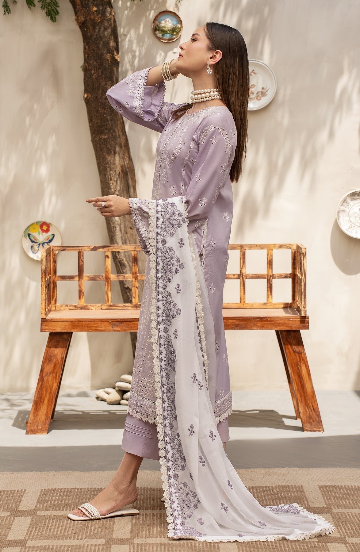 Zarif | Festive Lawn | ZFL 02 ILSA - Designer Dress with Intricate embroidery and embellishments. Shop elegent wedding dress at Maria Faisal.