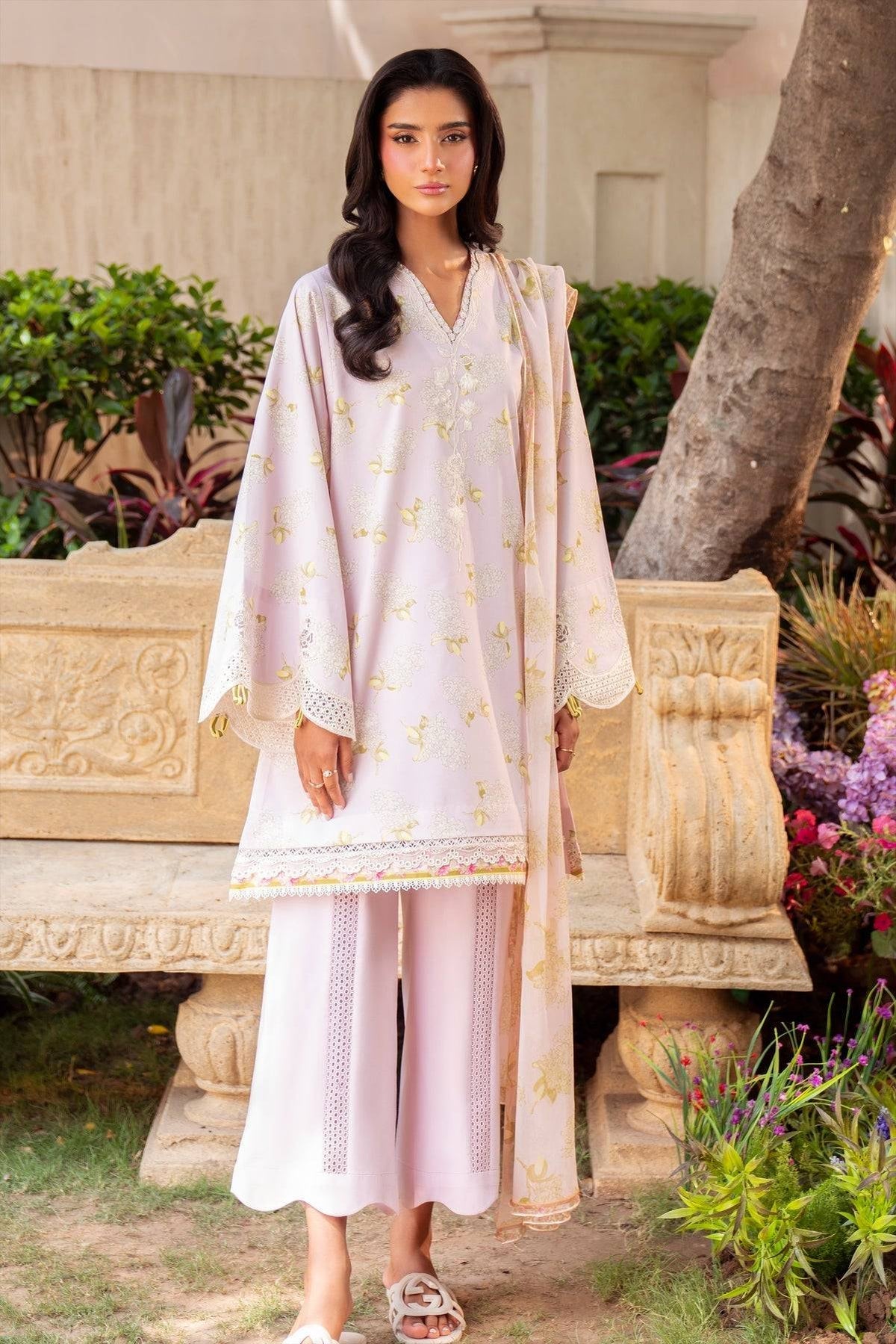 Sable Vogue | Lila Lawn 25 | SAL-02-25 by Maria Faisal - Registered Vendor of : Sable Vogue - type : Ladies Clothes - 100% original wedding dresses