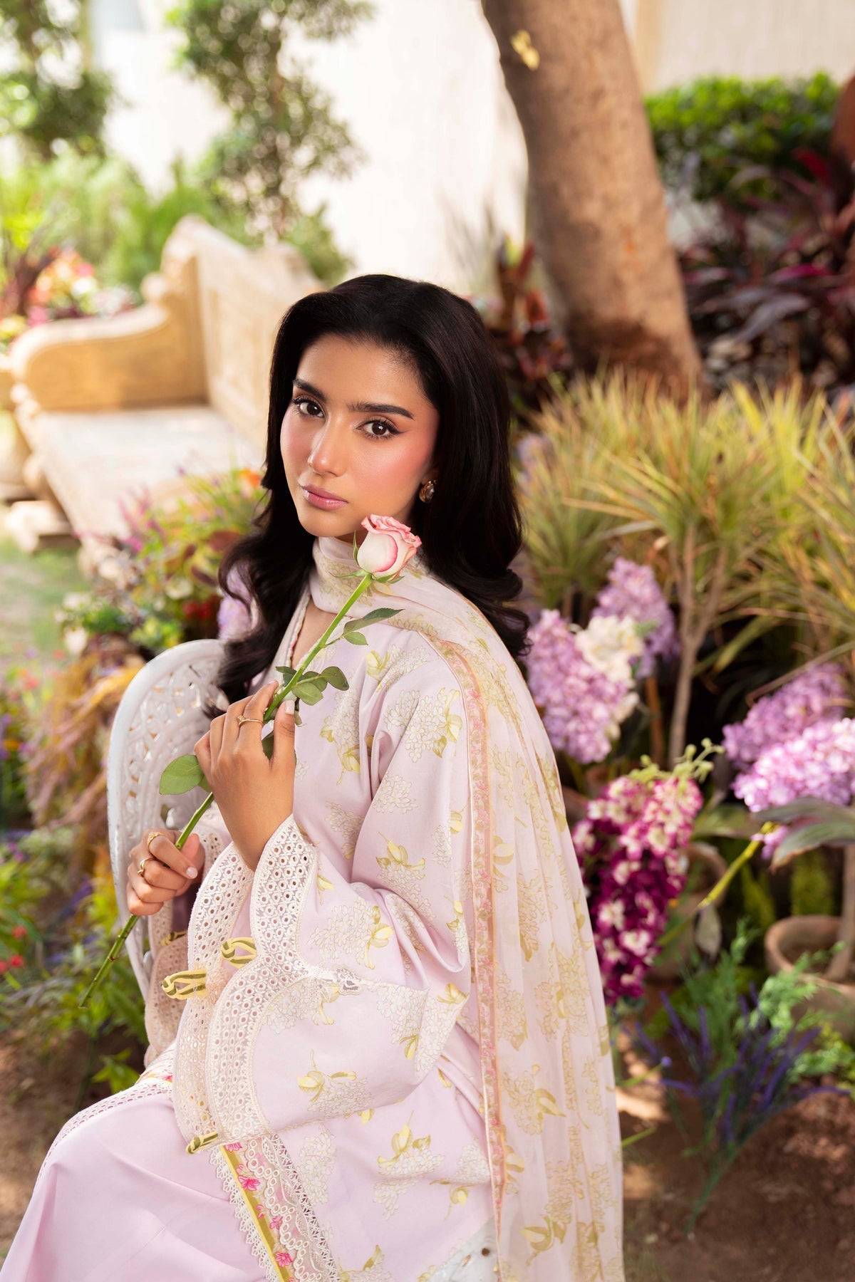 Sable Vogue | Lila Lawn 25 | SAL-02-25 by Maria Faisal - Registered Vendor of : Sable Vogue - type : Ladies Clothes - 100% original wedding dresses