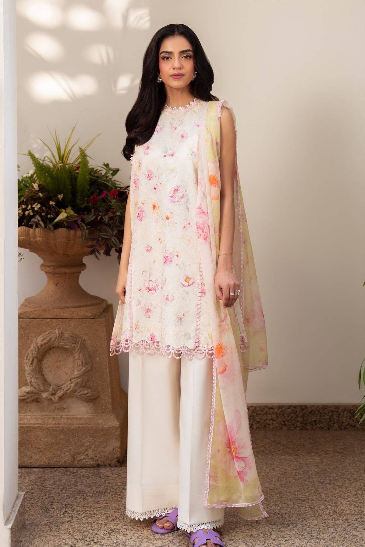 Sable Vogue | Lila Lawn 25 | SAL-04-25 by Maria Faisal - Registered Vendor of : Sable Vogue - type : Ladies Clothes - 100% original wedding dresses