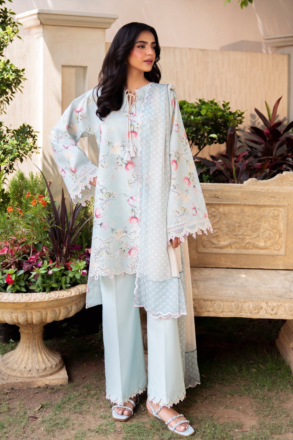 Sable Vogue | Lila Lawn 25 | SAL-09-25 by Maria Faisal - Registered Vendor of : Sable Vogue - type : Ladies Clothes - 100% original wedding dresses