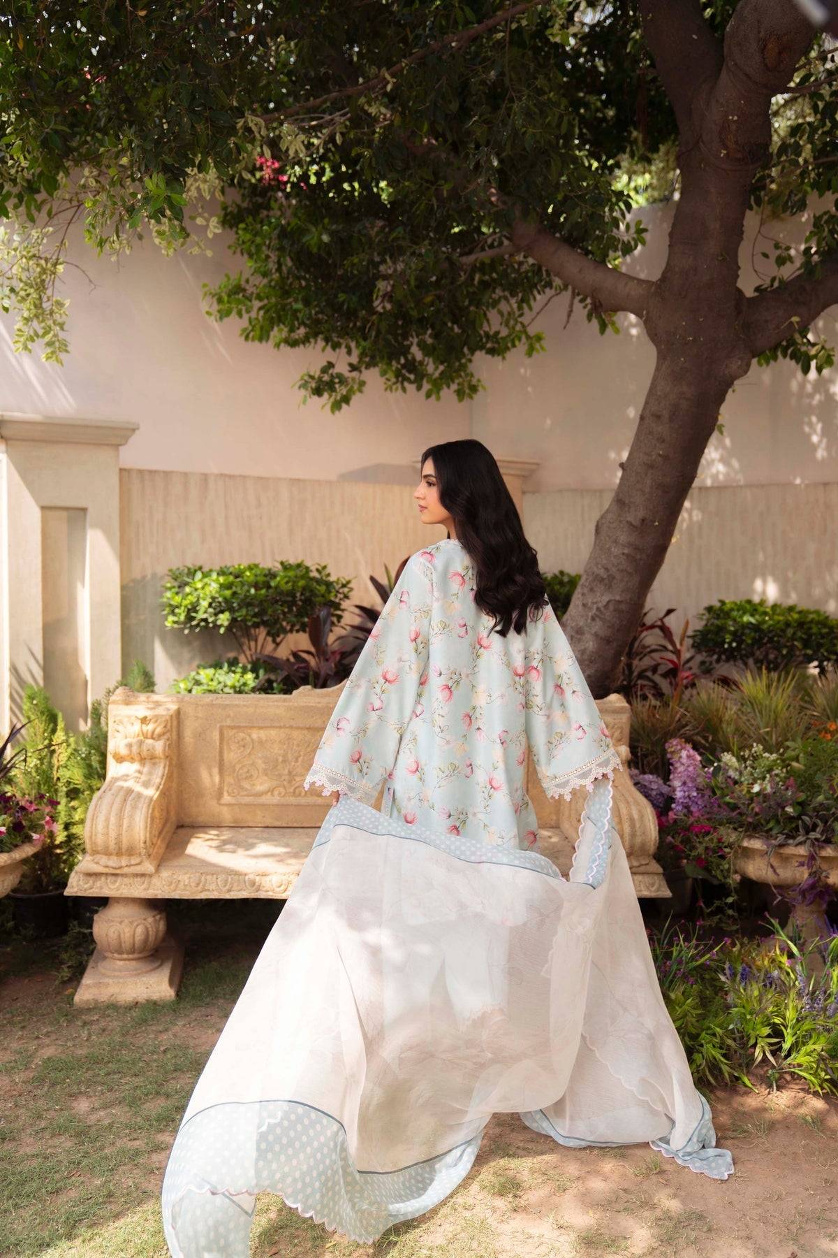 Sable Vogue | Lila Lawn 25 | SAL-09-25 by Maria Faisal - Registered Vendor of : Sable Vogue - type : Ladies Clothes - 100% original wedding dresses