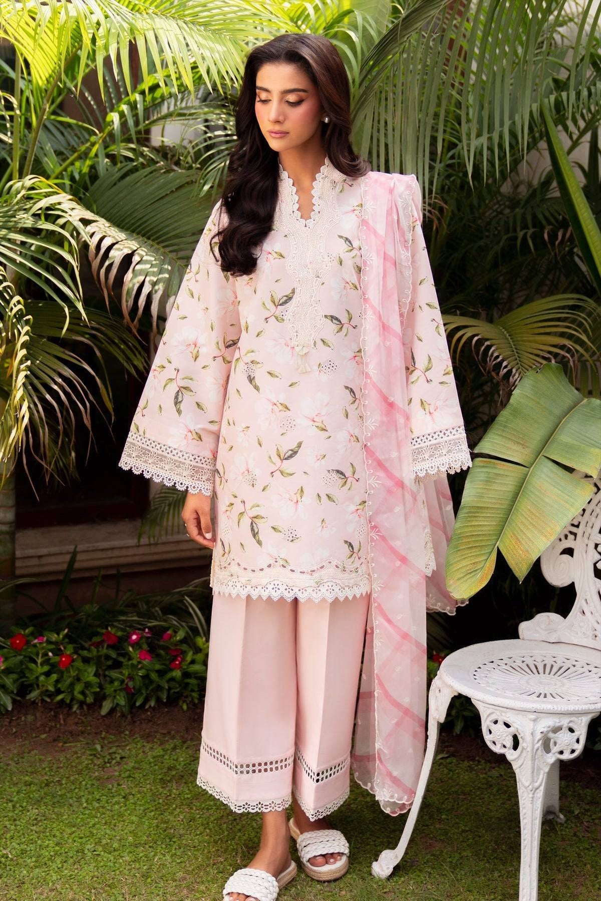 Sable Vogue | Lila Lawn 25 | SAL-10-25 by Maria Faisal - Registered Vendor of : Sable Vogue - type : Ladies Clothes - 100% original wedding dresses