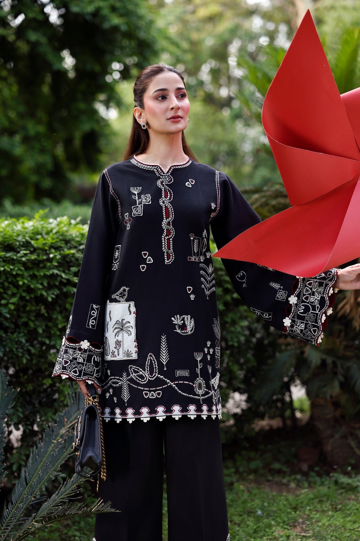 Sable Vogue | Sorae 26 | MORELIA - Luxury Dress - available at Maria Faisal in UK and USA.