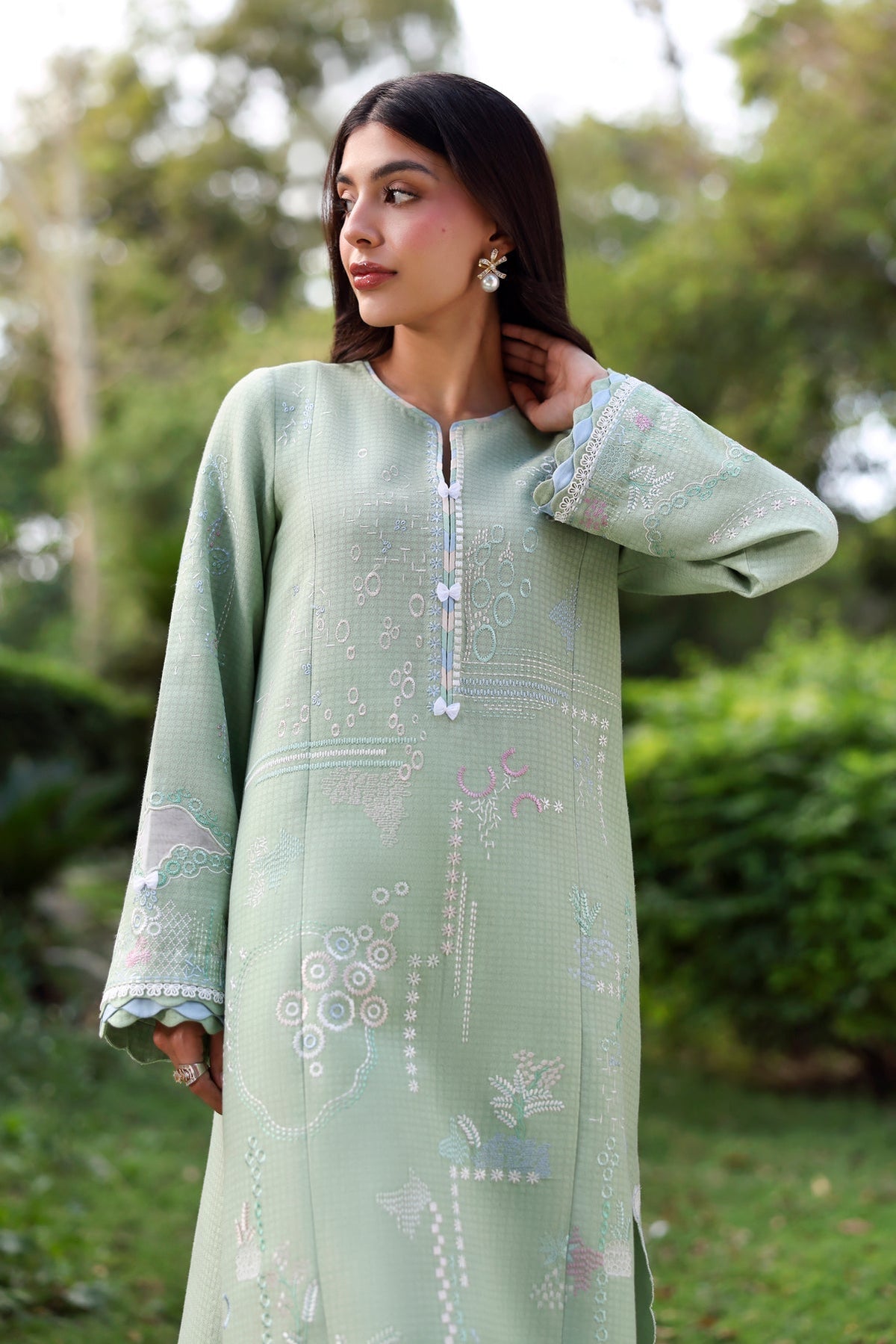 Sable Vogue | Sorae 26 | SWEET ESCAPE - Luxury Dress - available at Maria Faisal in UK and USA.