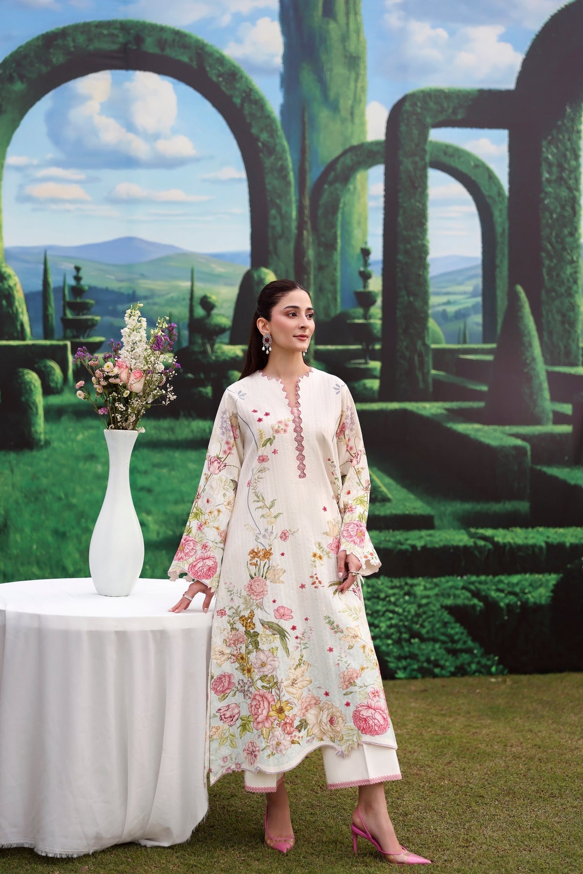 Sable Vogue | Sorae 26 | CUTE HOLLY - Luxury Dress - available at Maria Faisal in UK and USA.