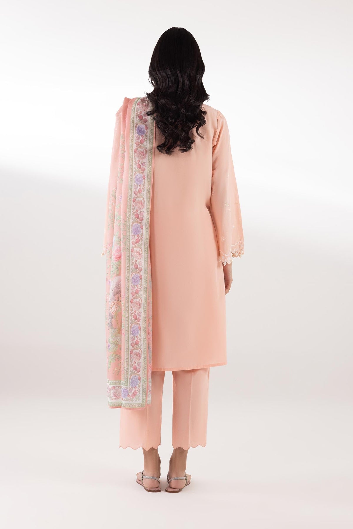 Sana Safinaz | Luxury Pret | Muzlin Lawn Suit SC26MUZ210BP3 - Dress - available at Maria Faisal in UK and USA.
