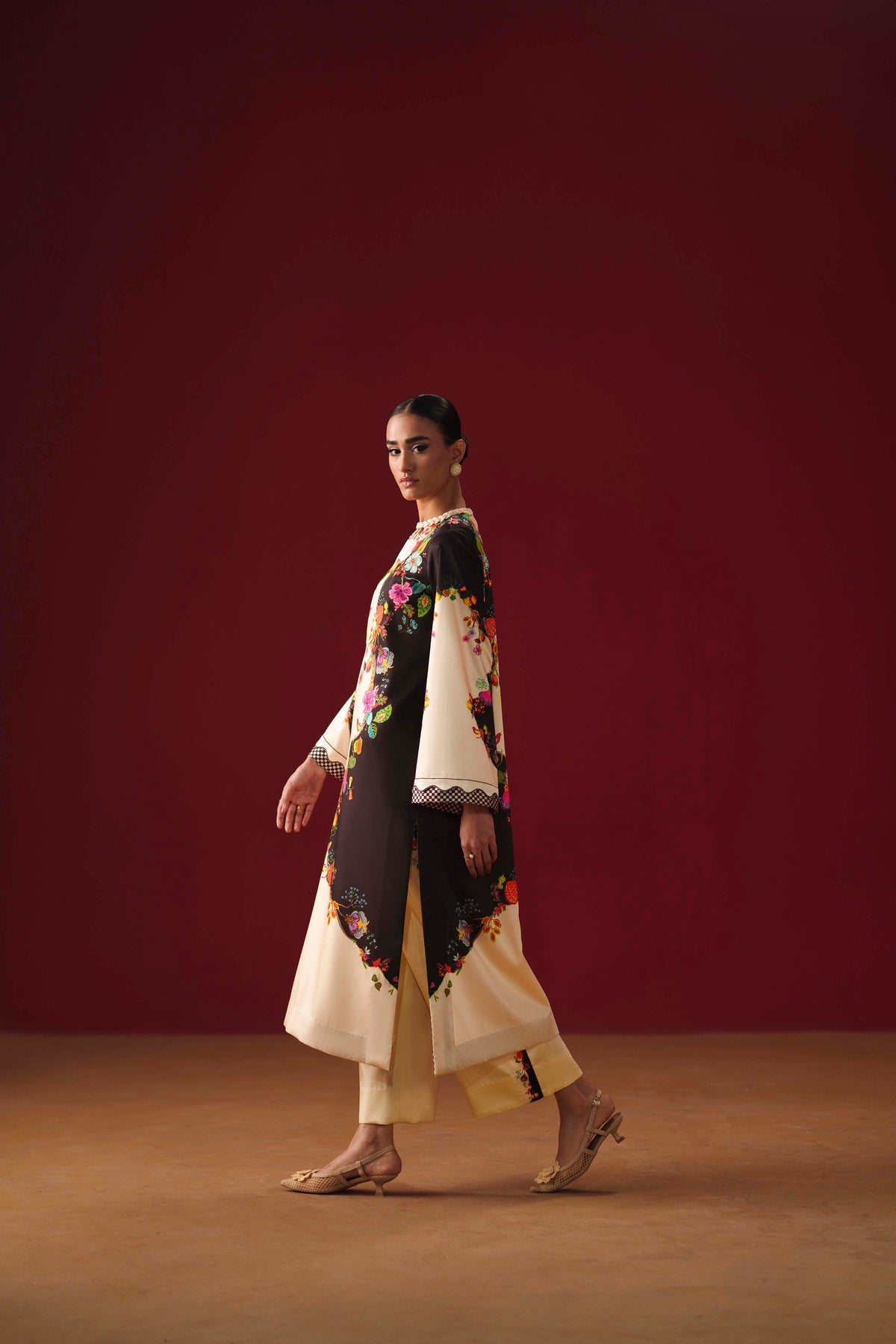 Sable Vogue | Co ords Sets | SCS-06-25 - Luxury Dress - available at Maria Faisal in UK and USA.