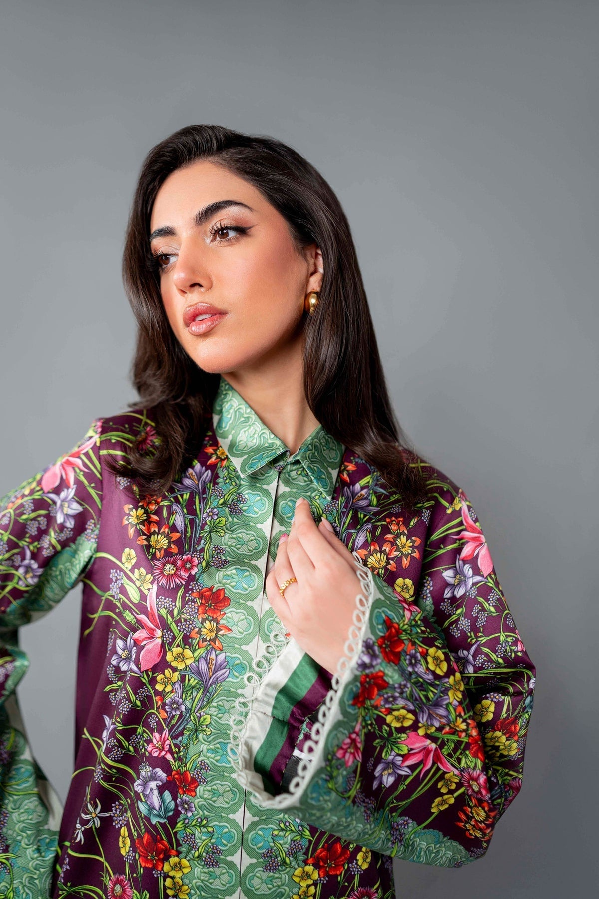 Sable Vogue | Co ords Sets | Scs-P5 - Luxury Dress - available at Maria Faisal in UK and USA.