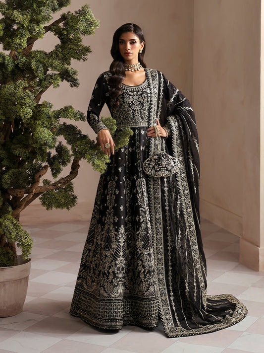 Gulaal | Serica Raw Silk | Sorelia - Formal Dress - available at Maria Faisal in UK and USA.